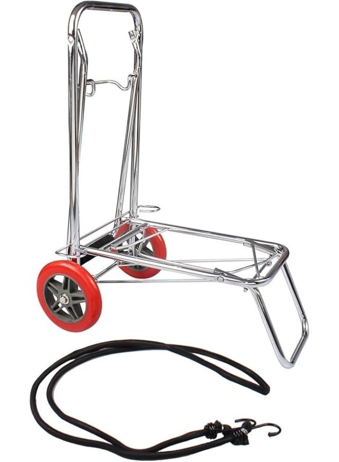 عربة أمتعة قابلة للطي مصنوعة من الألومنيوم بعجلتين (80 كجم) - Image 2